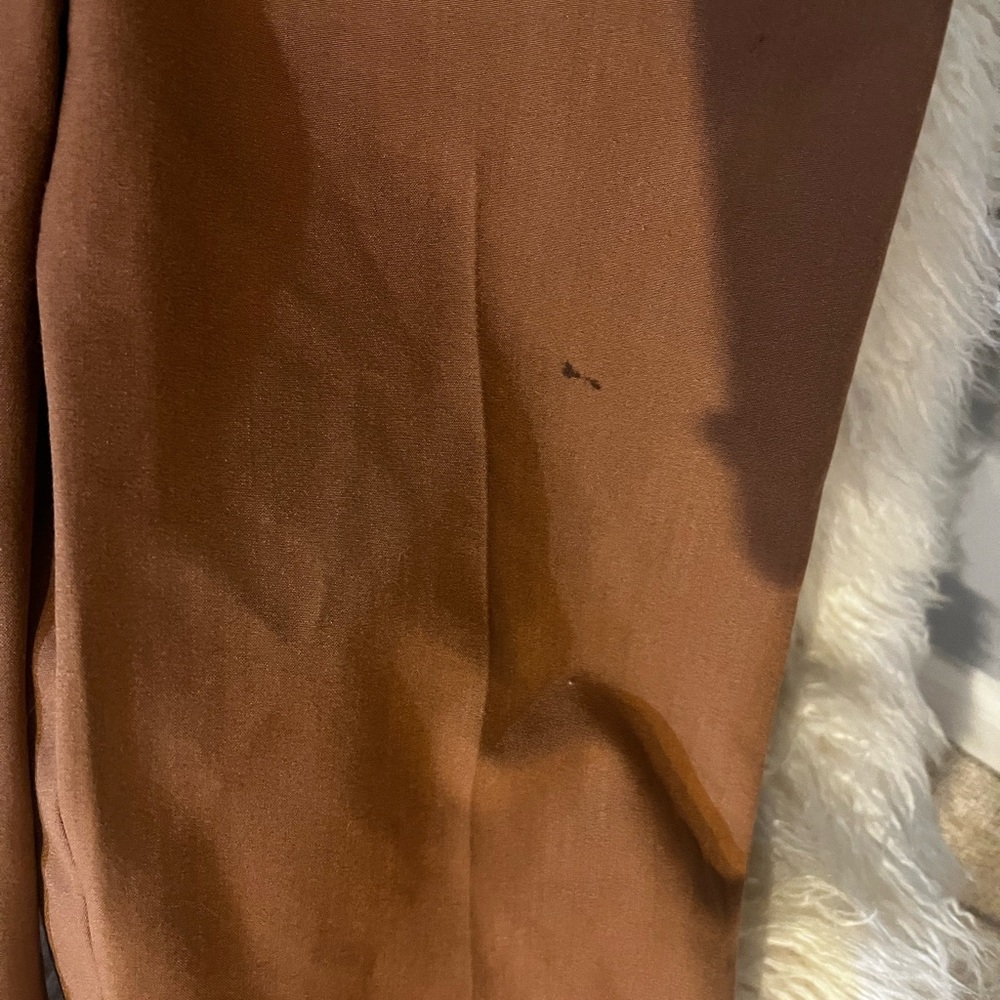 Women's Tan Blazer and Pant Set - Picture 6 of 7
